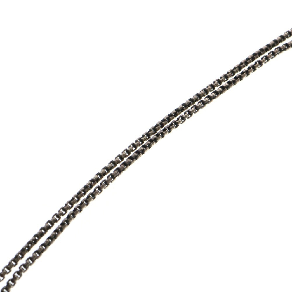 LONE ONES(ロンワンズ) MF Hook S 1.8mm BOX Chain メイティングフライト フックS 1.8mmボックスチェーンネックレス シルバー