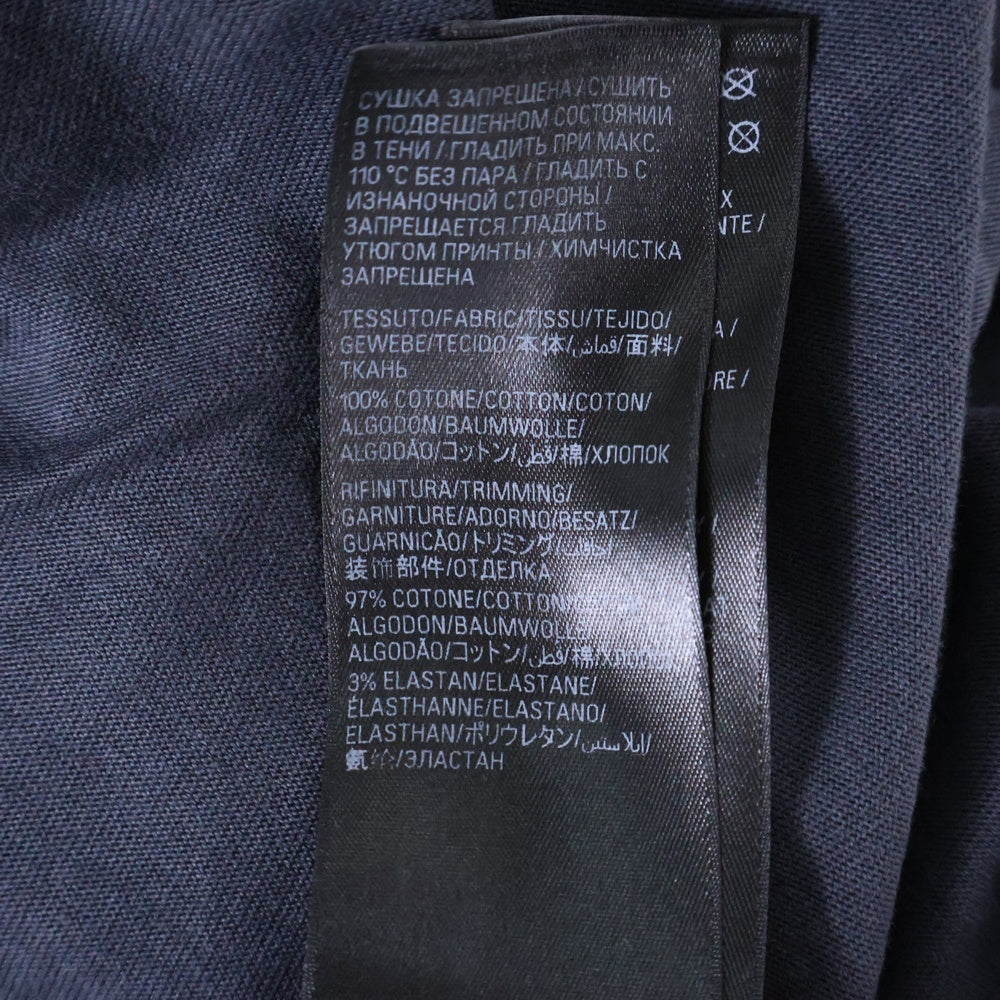 BALENCIAGA(バレンシアガ) OFF SHORE フロントロゴプリント 半袖 オーバーサイズTシャツ ブラック