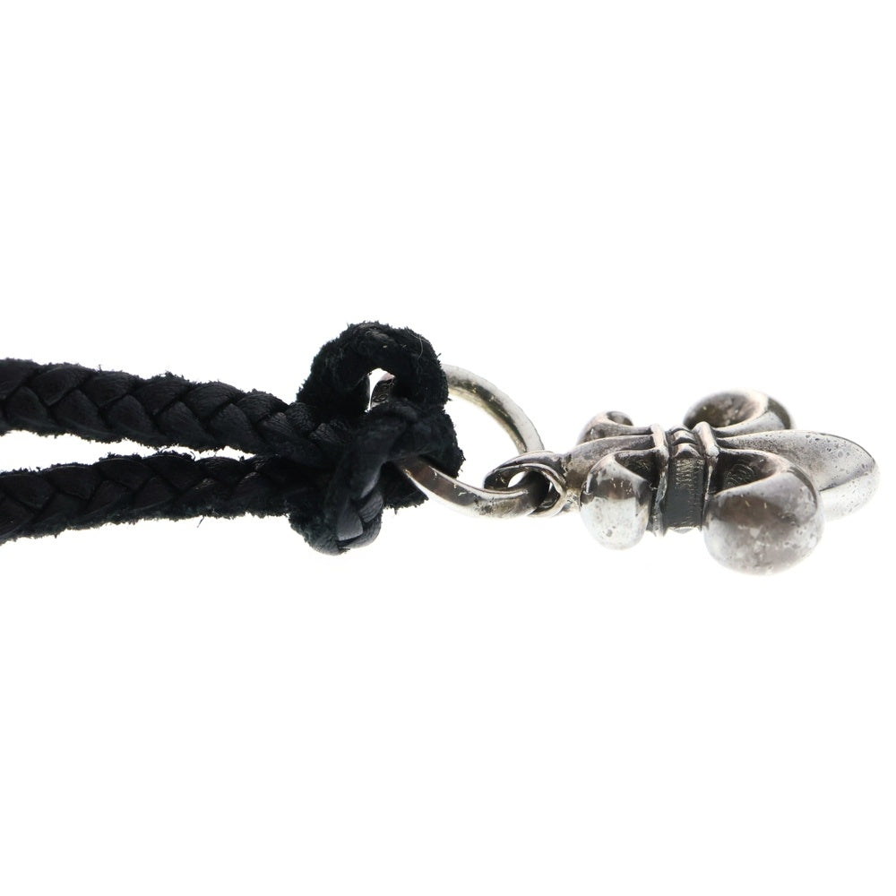 CHROME HEARTS(クロムハーツ) BS FLUER BSフレアペンダント シルバー ネックレストップ レザーブレイド シルバー