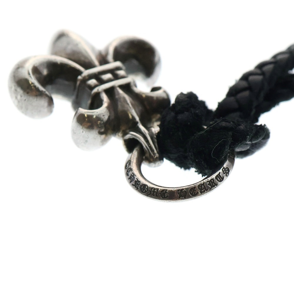 CHROME HEARTS(クロムハーツ) BS FLUER BSフレアペンダント シルバー ネックレストップ レザーブレイド シルバー