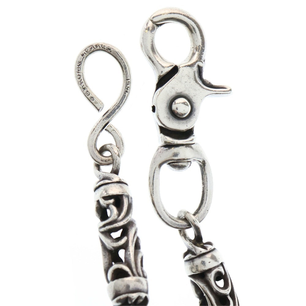 CHROME HEARTS(クロムハーツ) ROLLER SHORT-S 1クリップ6LINKショートローラー オールド ウォレットチェーン シルバー