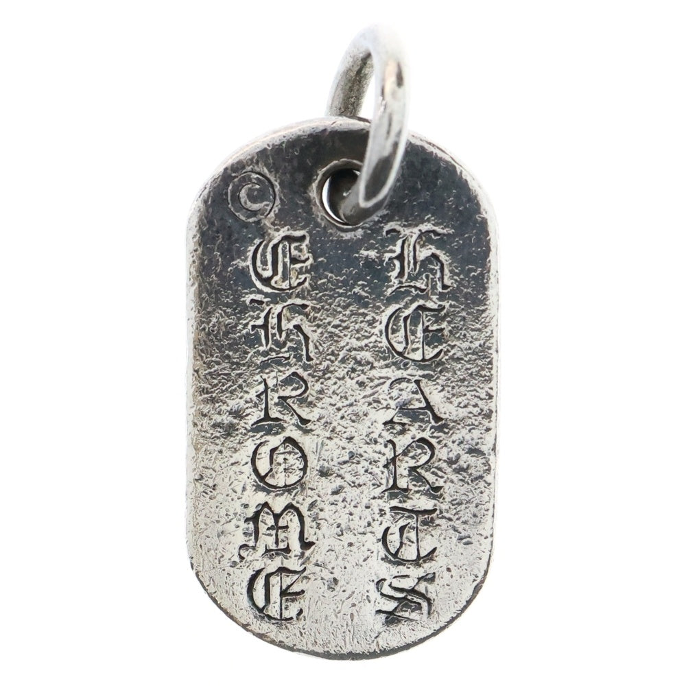 CHROME HEARTS(クロムハーツ) RAISED DOGTAG レイズドドッグタグ NYC限定チャーム ネックレストップ シルバー