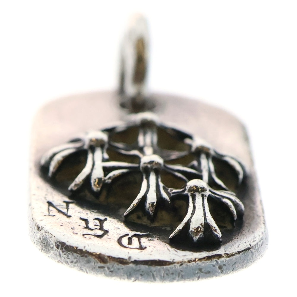 CHROME HEARTS(クロムハーツ) RAISED DOGTAG レイズドドッグタグ NYC限定チャーム ネックレストップ シルバー