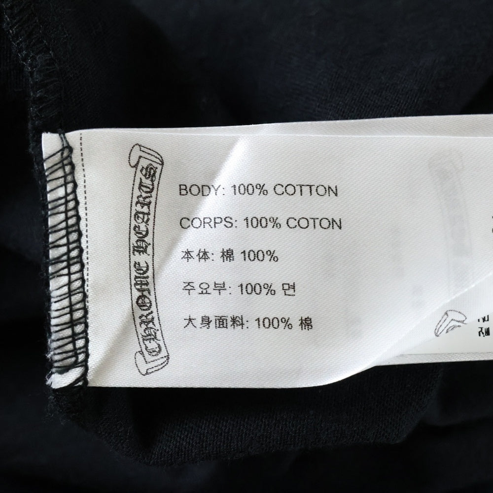 CHROME HEARTS(クロムハーツ) FOTI フォティ スカル プリント クルーネック半袖Tシャツカットソーブラック