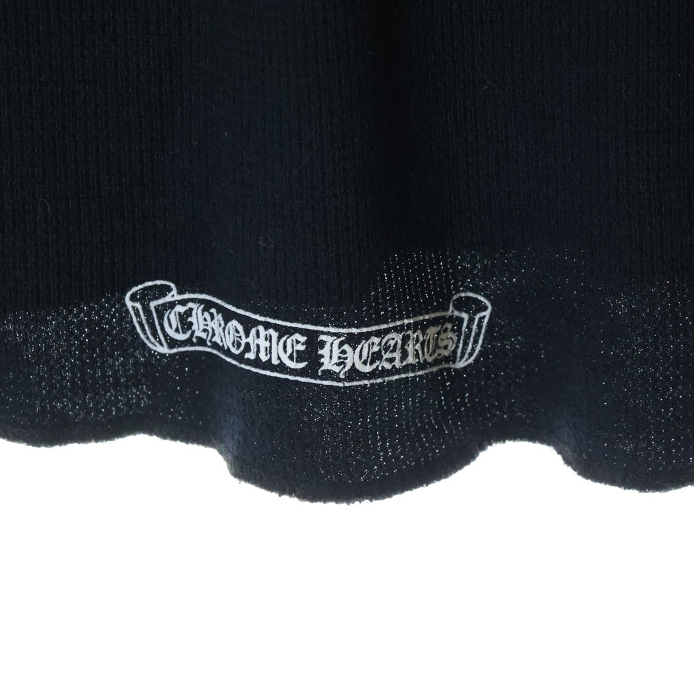 CHROME HEARTS(クロムハーツ) STAR L/S TEE スターロゴ プリント 長袖Tシャツ ブラック