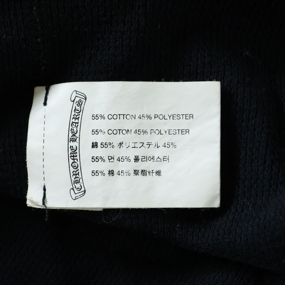 CHROME HEARTS(クロムハーツ) STAR L/S TEE スターロゴ プリント 長袖Tシャツ ブラック