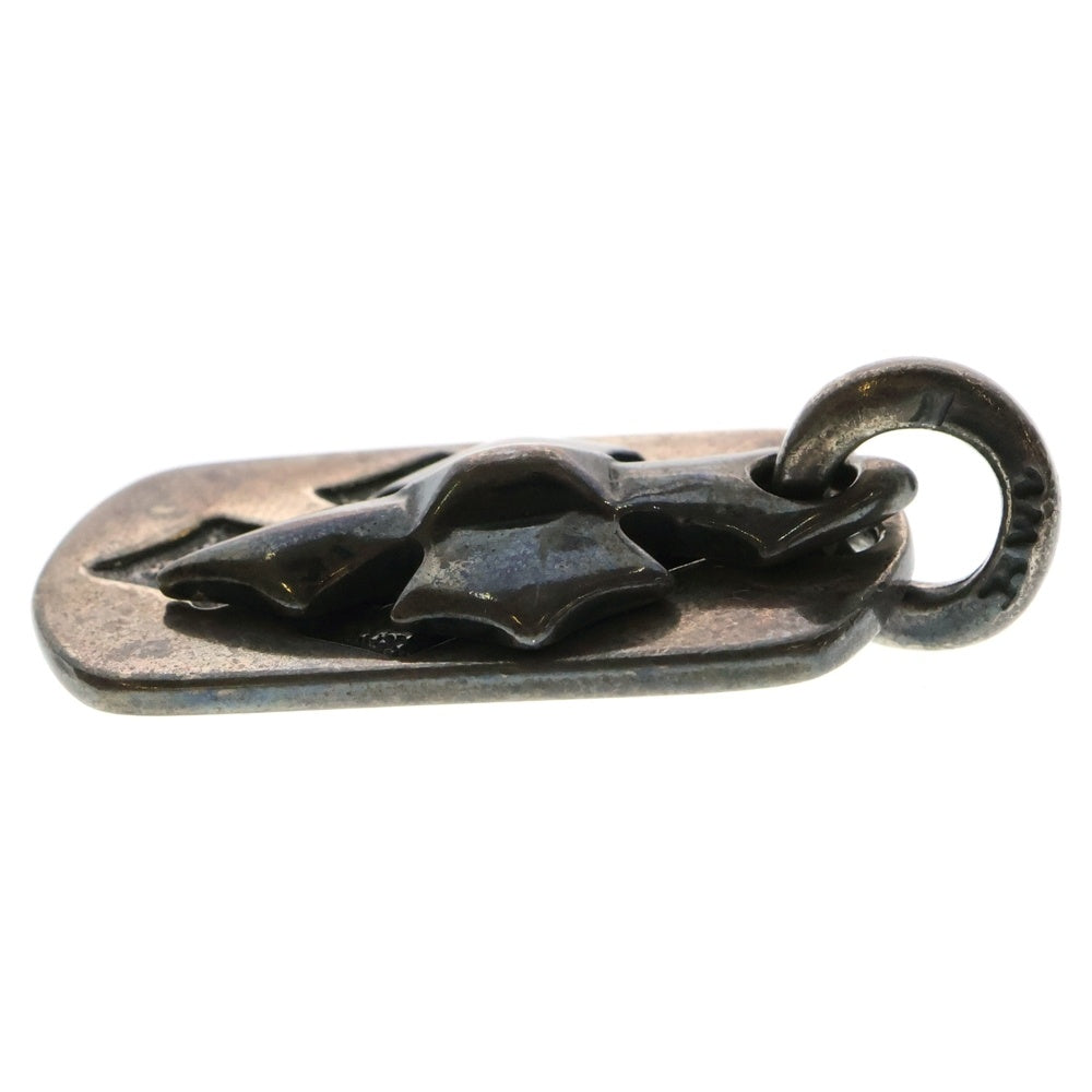 Bill Wall Leather/BWL(ビルウォールレザー) 2C クロス ドッグタグ ペンダントトップ シルバー