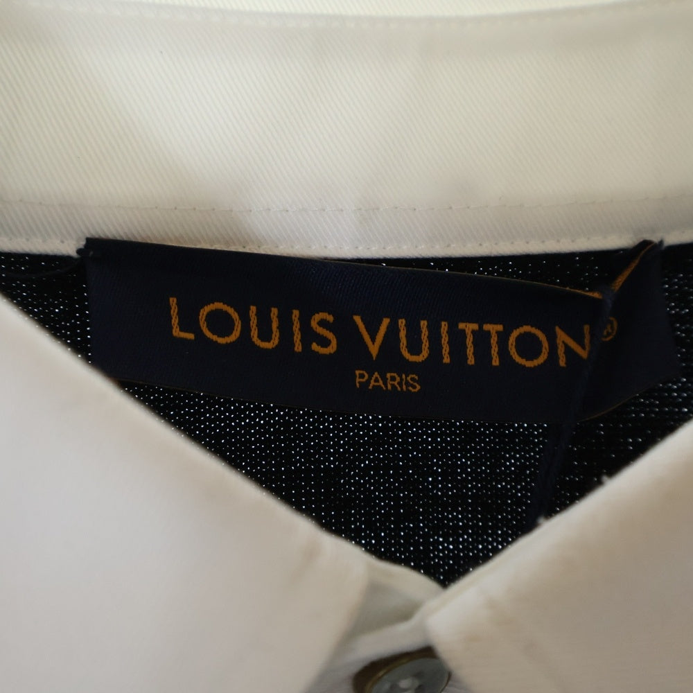 LOUIS VUITTON(ルイヴィトン) イリゼント ショートスリーブ ポロシャツ 半袖 ブラック/グリーン/ブルー RM252MV AUR HTN08W
