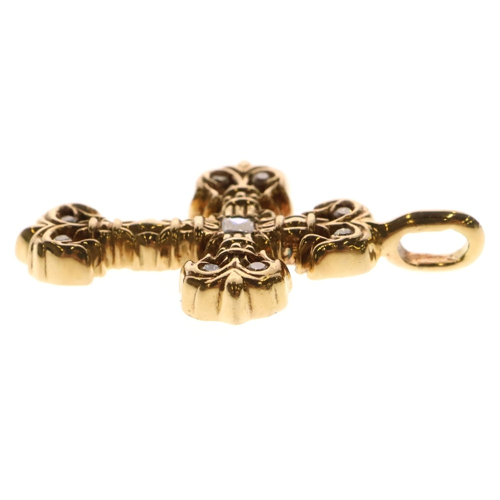 CHROME HEARTS(クロムハーツ) 22K FILIGREE TINY P/DIA タイニーフィリグリークロス PAVEダイヤ ペンダントトップ ゴールド BCA045