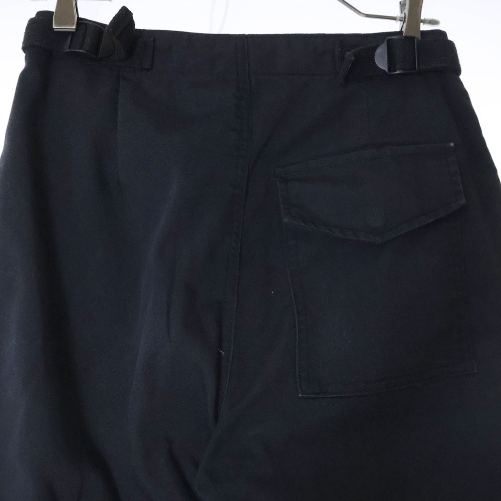 ALEXANDER WANG(アレキサンダーワン) ハイライズカーゴ 切り替え デニムパンツ インディゴ/ブラック レディース