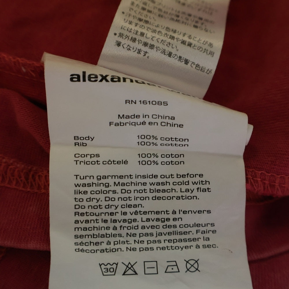 ALEXANDER WANG(アレキサンダーワン) S/S T-Shirt ロゴ半袖Tシャツ ピンク レディース