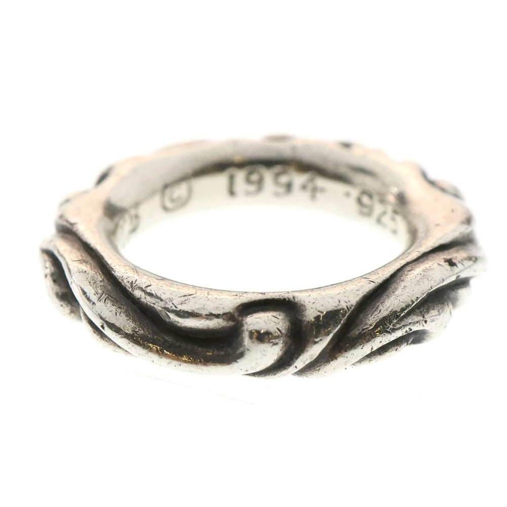 CHROME HEARTS(クロムハーツ) SCRL BAND スクロールバンド リング シルバー BCA351