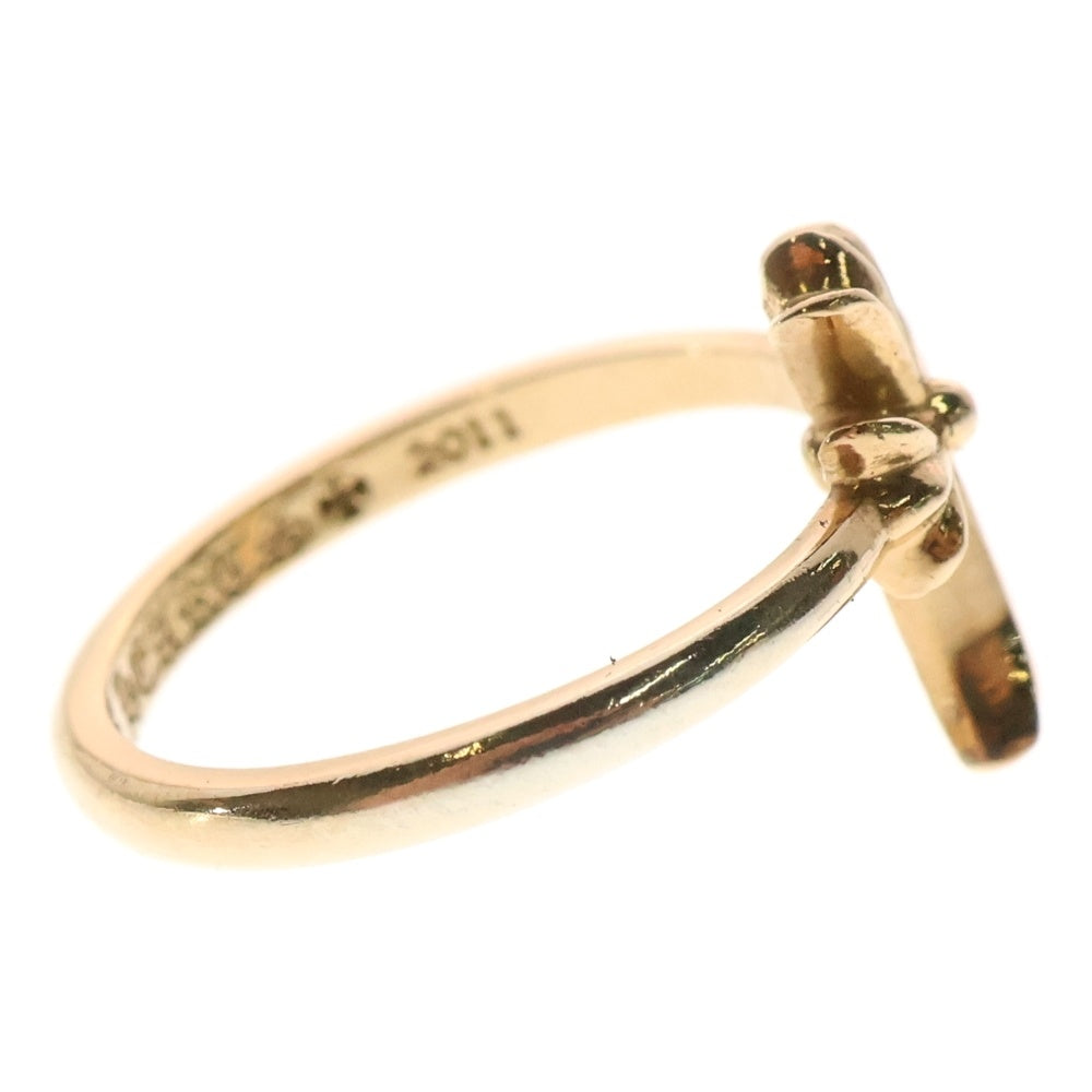 CHROME HEARTS(クロムハーツ) 22K BUBBLGM CH CRS 22KバブルガムCHクロス リング ゴールド