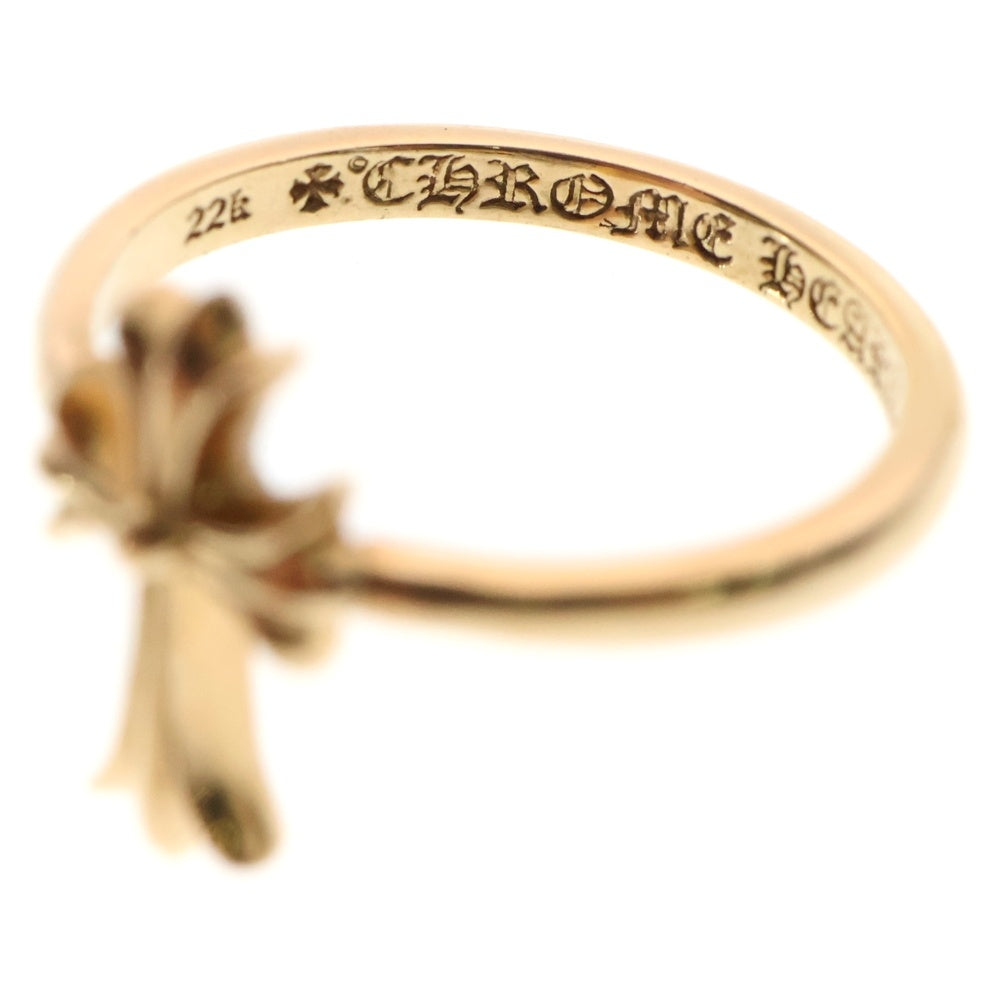 CHROME HEARTS(クロムハーツ) 22K BUBBLGM CH CRS 22KバブルガムCHクロス リング ゴールド