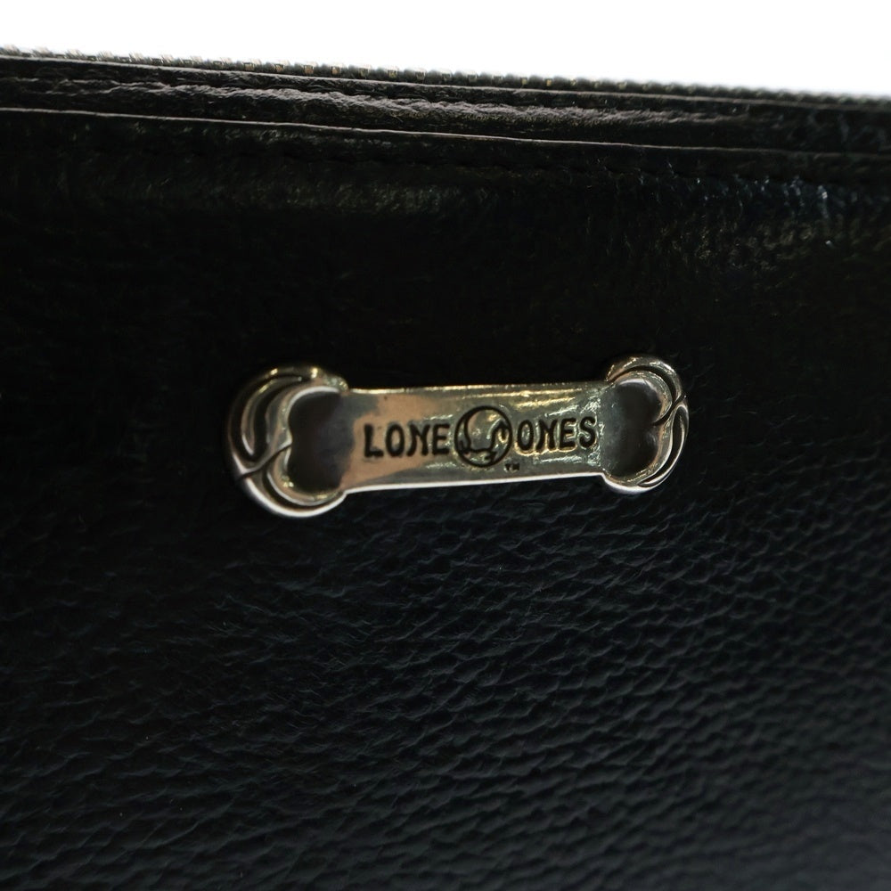 LONE ONES(ロンワンズ) ZIPPER LONG WALLET ラウンドジップ レザー ウォレット 財布 ブラック