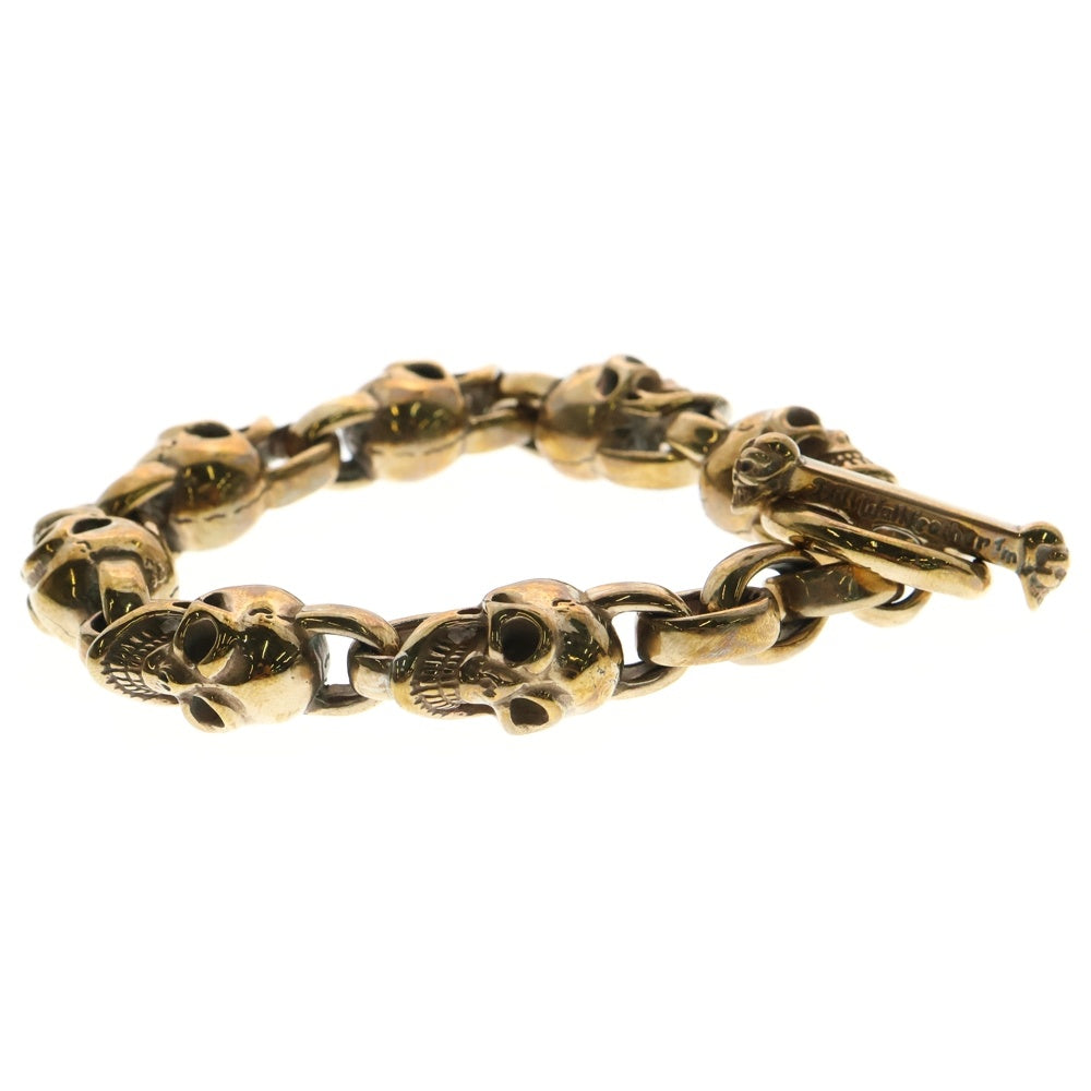 Bill Wall Leather/BWL(ビルウォールレザー) Good Luck Skull Bronze 7スカルブレスレット ブロンズ