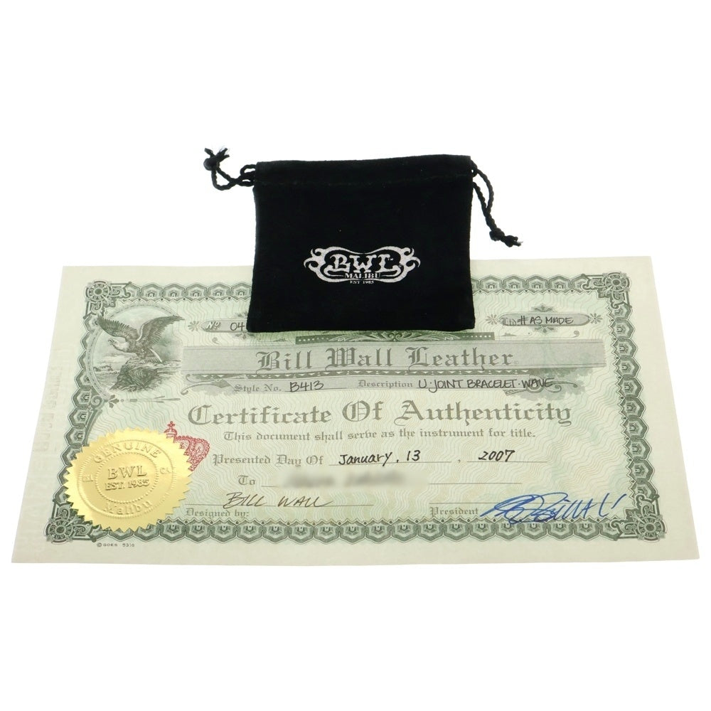 Bill Wall Leather/BWL(ビルウォールレザー) U Joint Bracelet ユージョイント ブレスレット シルバー