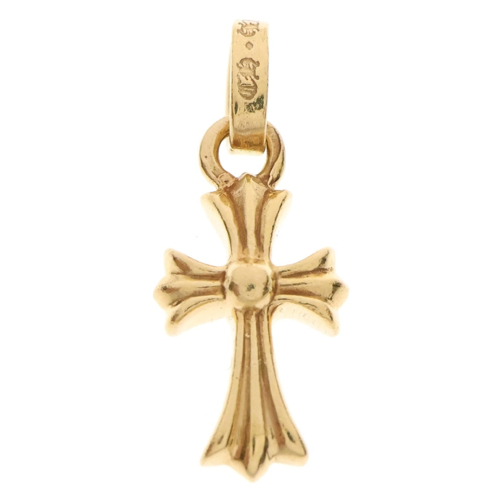 CHROME HEARTS(クロムハーツ) 22K CRS BBYFAT P/DIA ベイビーファットクロス PAVEダイヤ ペンダントトップ ゴールド BCA035