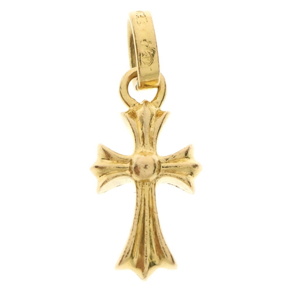 CHROME HEARTS(クロムハーツ) 22K CRS BBYFAT P/DIA ベイビーファットクロス PAVEダイヤ ペンダントトップ ゴールド BCA035