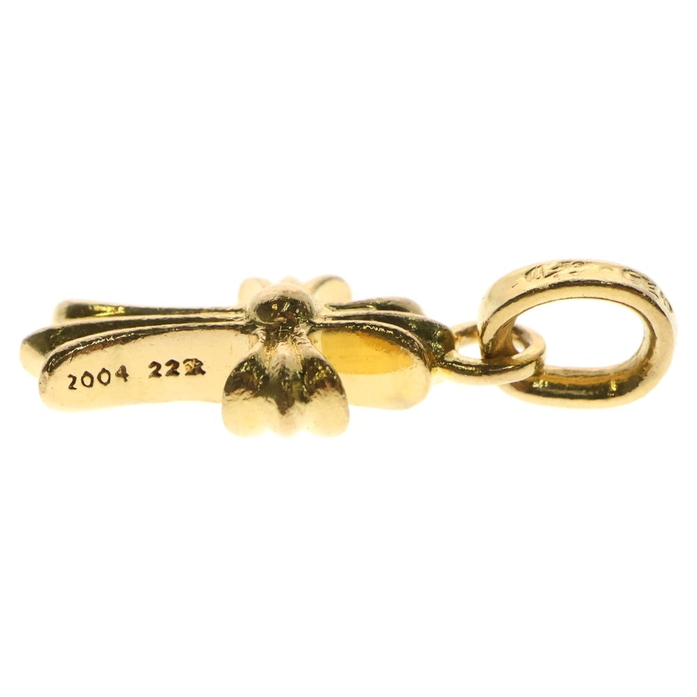 CHROME HEARTS(クロムハーツ) 22K CRS BBYFAT P/DIA ベイビーファットクロス PAVEダイヤ ペンダントトップ ゴールド BCA035