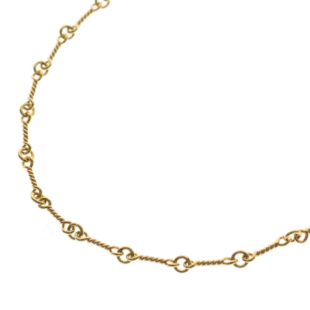 CHROME HEARTS(クロムハーツ) 22K NECKCHAIN T20 ツイストチェーンネックレス 20inch ゴールド BCA015