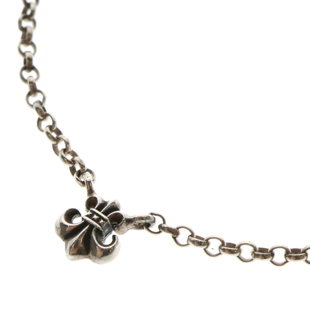 CHROME HEARTS(クロムハーツ) RL CHAIN BS FLR 18inch ロールチェーン チャーム BSフレア ネックレスシルバー