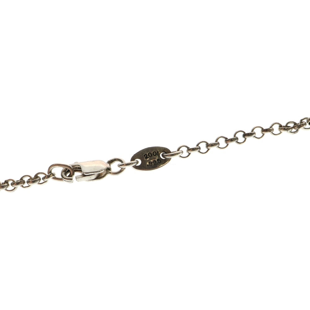 CHROME HEARTS(クロムハーツ) RL CHAIN BS FLR 18inch ロールチェーン チャーム BSフレア ネックレスシルバー