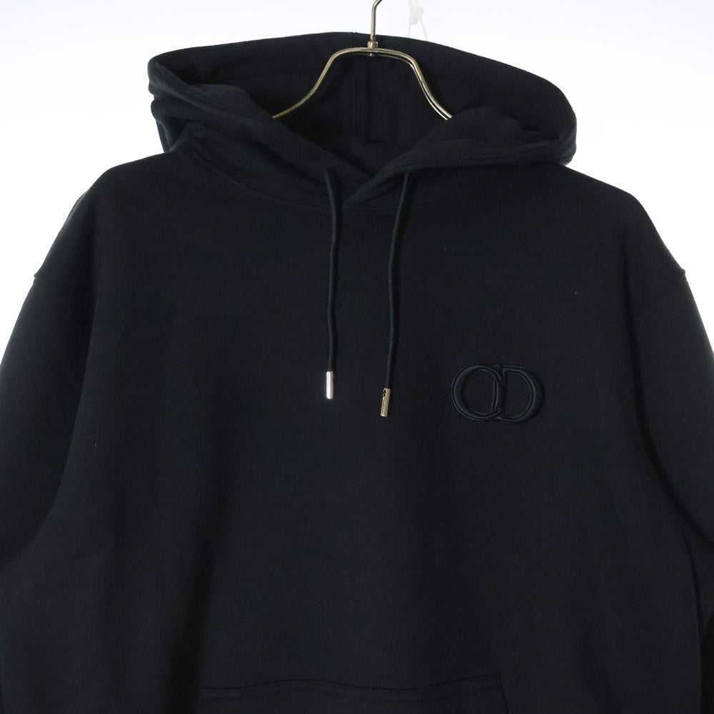 DIOR(ディオール) CDアイコンフーデッドプルオーバースウェットパーカー フーディー ブラック 113J698A0531