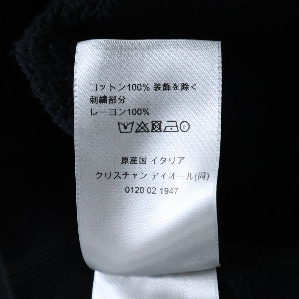 DIOR(ディオール) CDアイコンフーデッドプルオーバースウェットパーカー フーディー ブラック 113J698A0531
