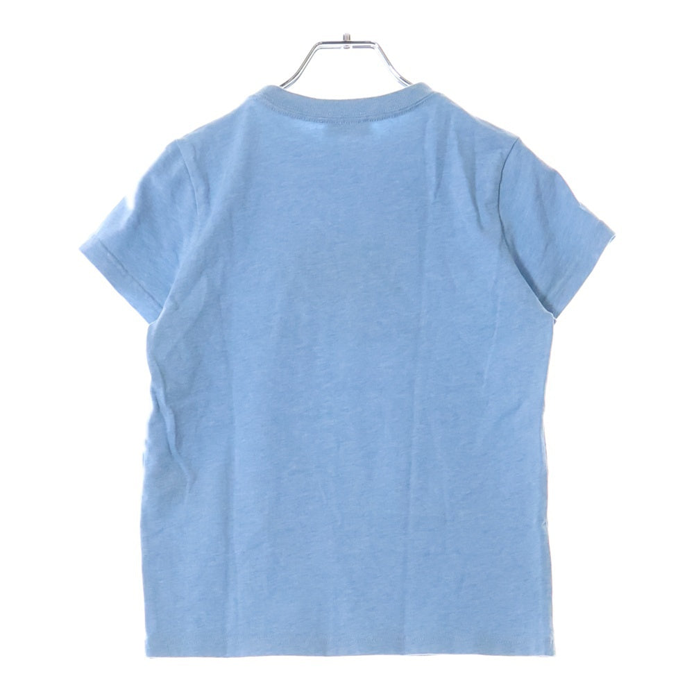 BALENCIAGA(バレンシアガ) 19SS フロントロゴ プリント 半袖 Tシャツ カットソー ブルー レディース 578133 TGV75