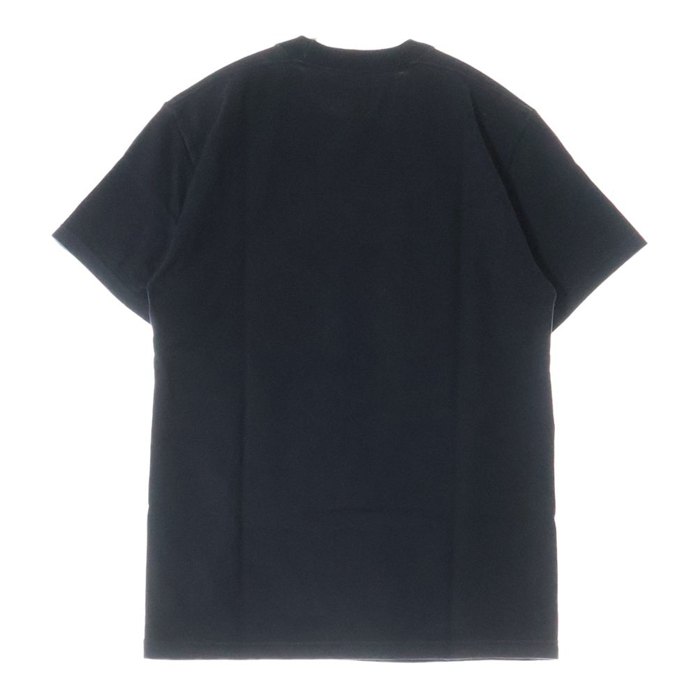 GOD SELECTION XXX(ゴッドセレクショントリプルエックス) フロント フォトプリント Tシャツ 半袖カットソー ブラック