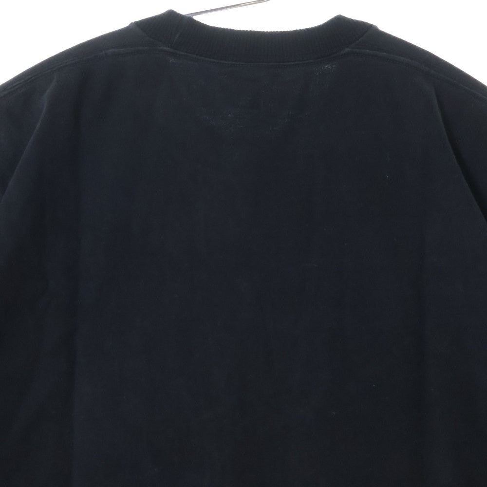 GOD SELECTION XXX(ゴッドセレクショントリプルエックス) フロント フォトプリント Tシャツ 半袖カットソー ブラック