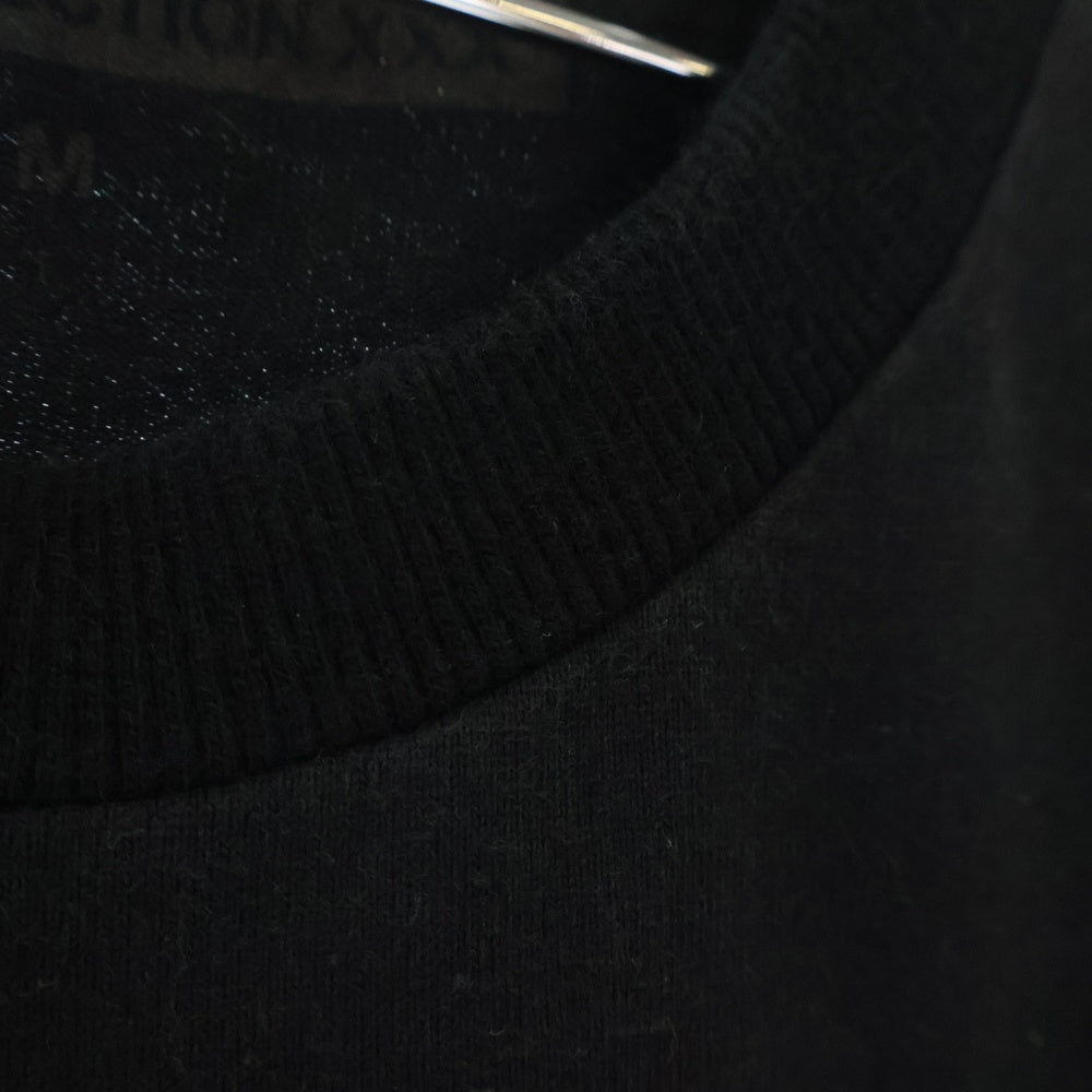 GOD SELECTION XXX(ゴッドセレクショントリプルエックス) フロント フォトプリント Tシャツ 半袖カットソー ブラック