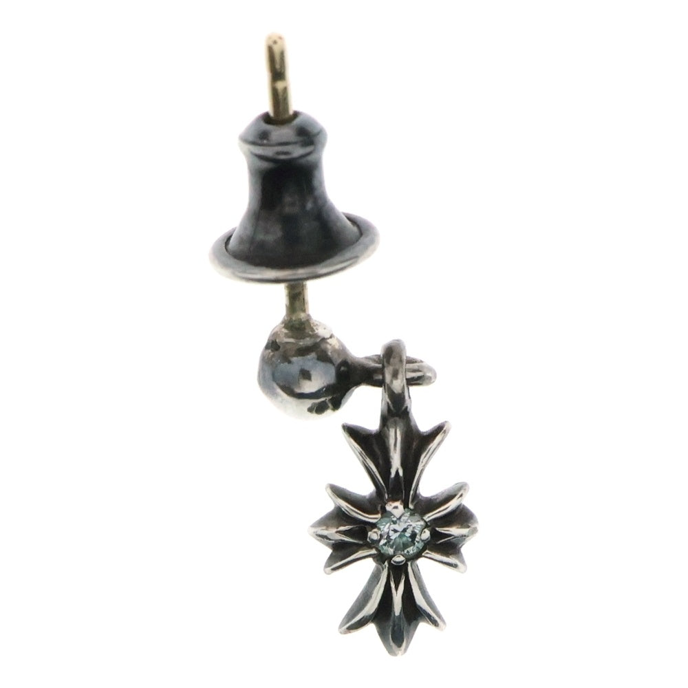 CHROME HEARTS(クロムハーツ) TNY E CH PLS DIA タイニーE CHプラス ドロップピアス 1ダイヤ シルバー BCA402