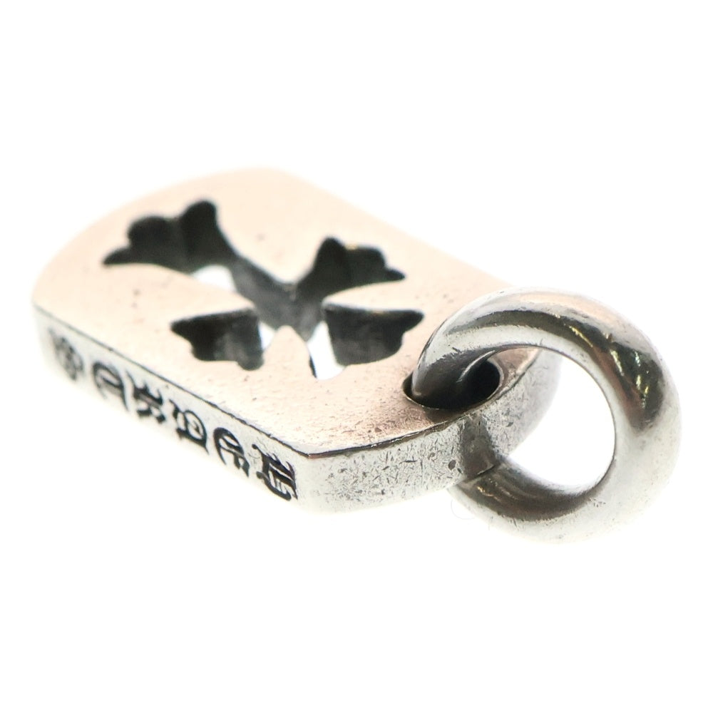 CHROME HEARTS(クロムハーツ) DT TNY CO CRS タイニーカットアウトクロスドッグタグ チャーム ペンダントトップ シルバー BCA252