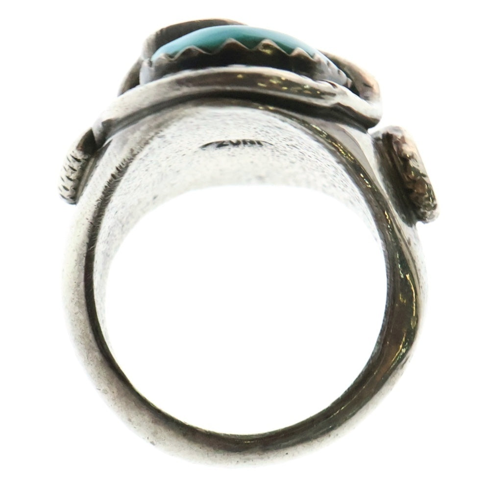 INDIAN JEWELRY(インディアンジュエリー) ズニ族Effie Calavaza作 ターコイズ スネーク リング