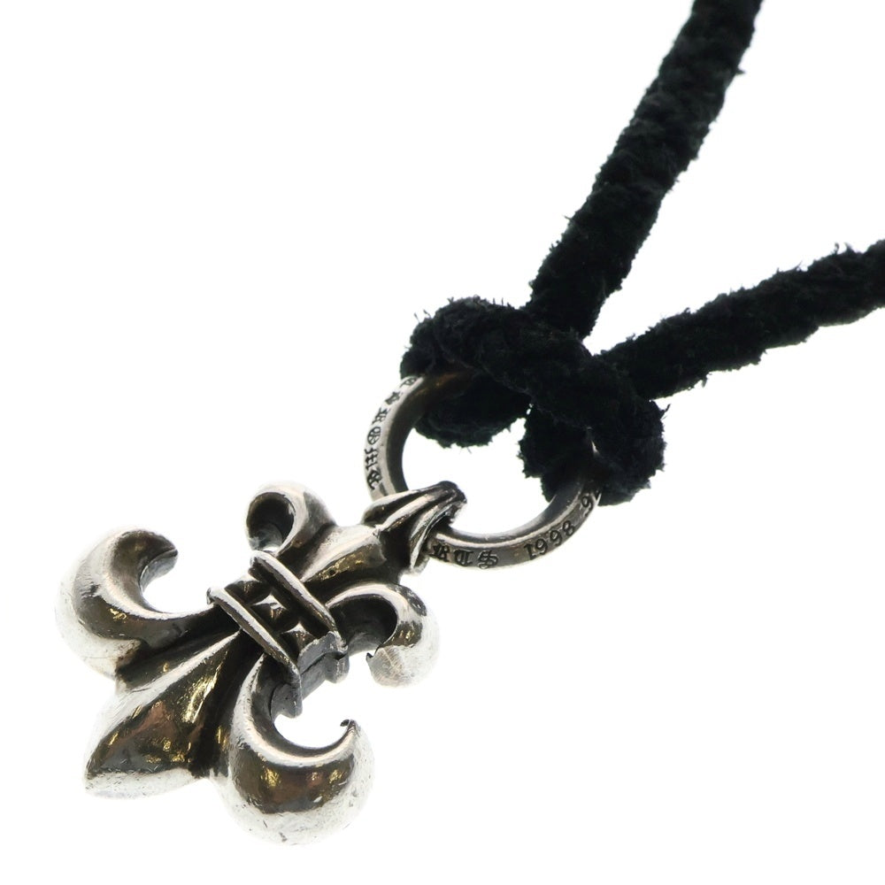 CHROME HEARTS(クロムハーツ) BS FLUER BSフレアペンダント シルバー ネックレストップ レザーブレイド シルバー