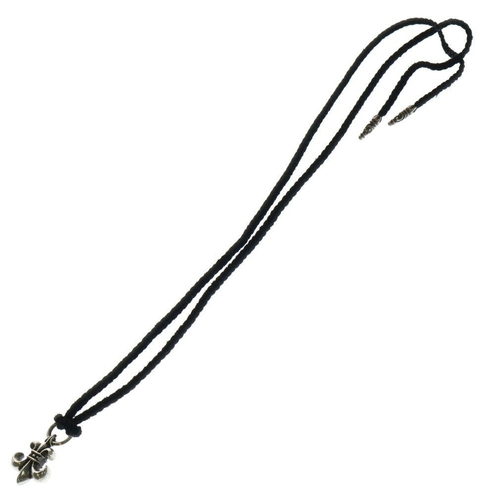 CHROME HEARTS(クロムハーツ) BS FLUER BSフレアペンダント シルバー ネックレストップ レザーブレイド シルバー