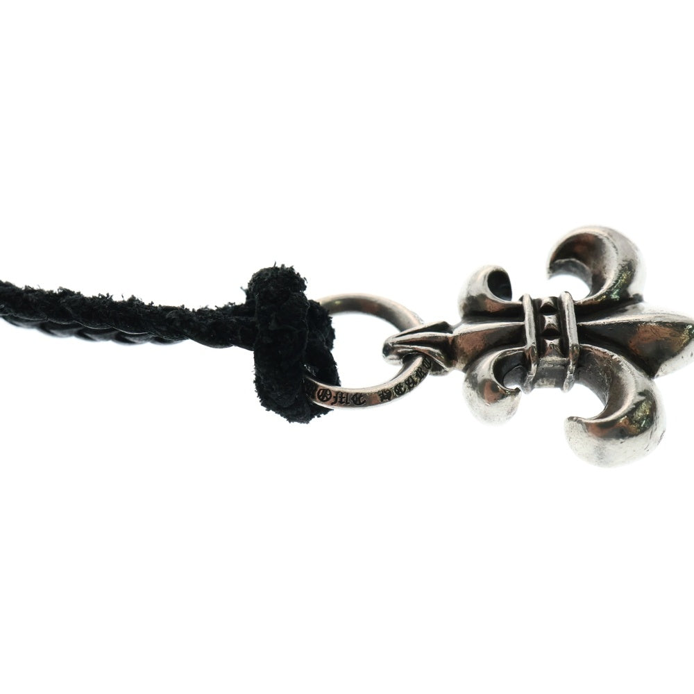CHROME HEARTS(クロムハーツ) BS FLUER BSフレアペンダント シルバー ネックレストップ レザーブレイド シルバー