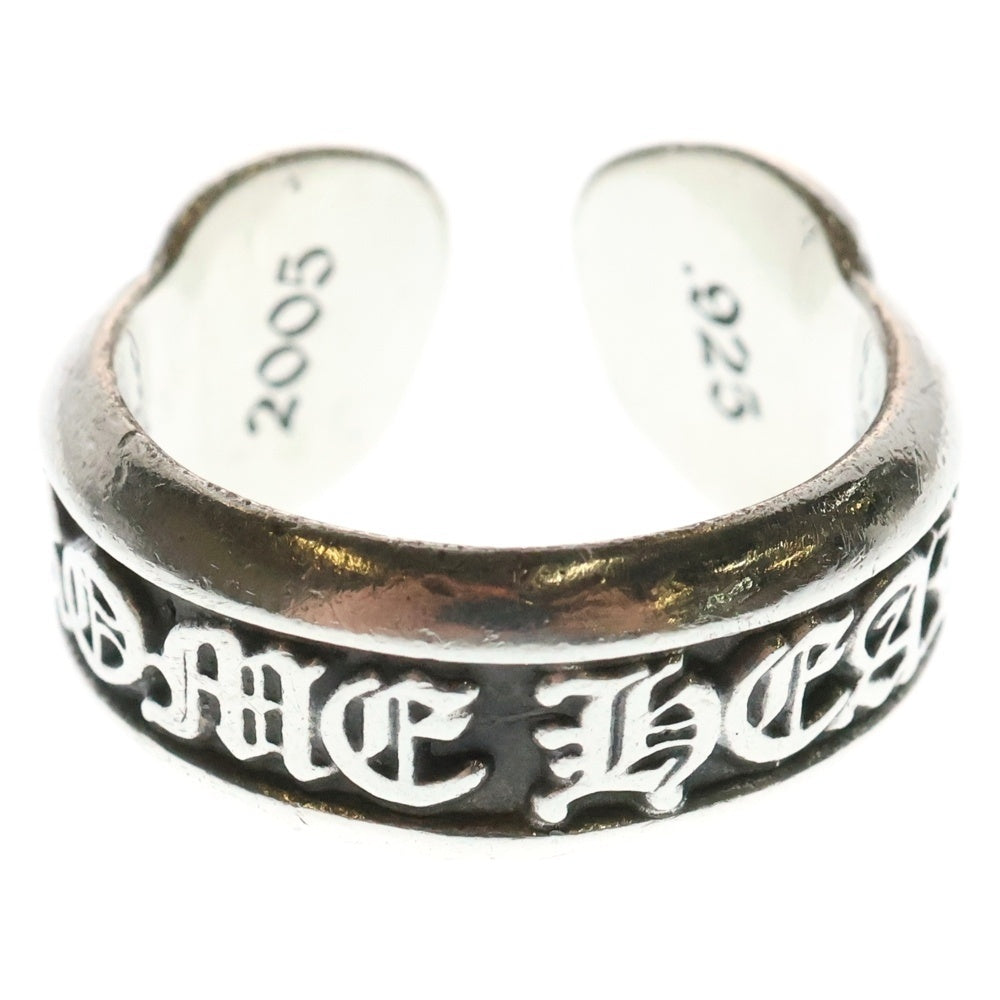 CHROME HEARTS(クロムハーツ) SM SCROLL LABEL スモールスクロールラベル リング シルバー BCA413