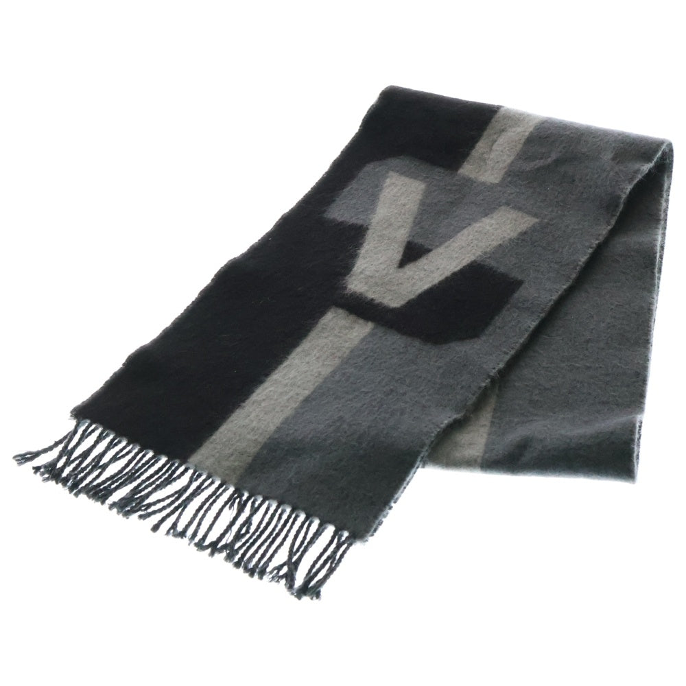 LOUIS VUITTON(ルイヴィトン) エシャルプV イストリック ウール カシミア混 マフラー グレー