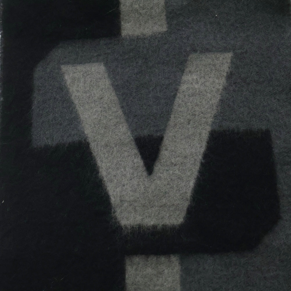 LOUIS VUITTON(ルイヴィトン) エシャルプV イストリック ウール カシミア混 マフラー グレー