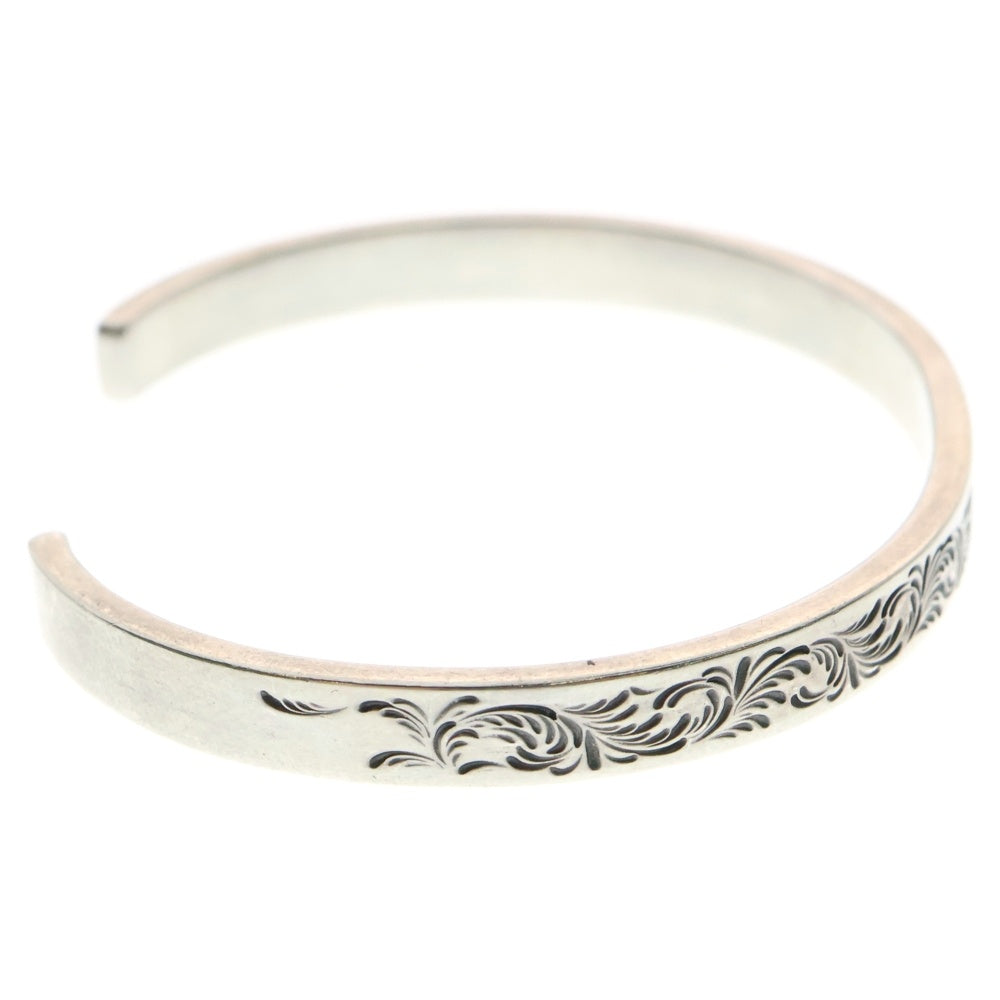 鷲見太郎(ワシミタロウ) S arabesque design 5mm bangle アラベスクバングル シルバー