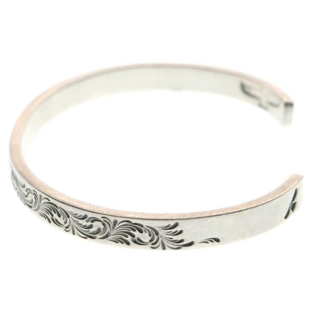 鷲見太郎(ワシミタロウ) S arabesque design 5mm bangle アラベスクバングル シルバー