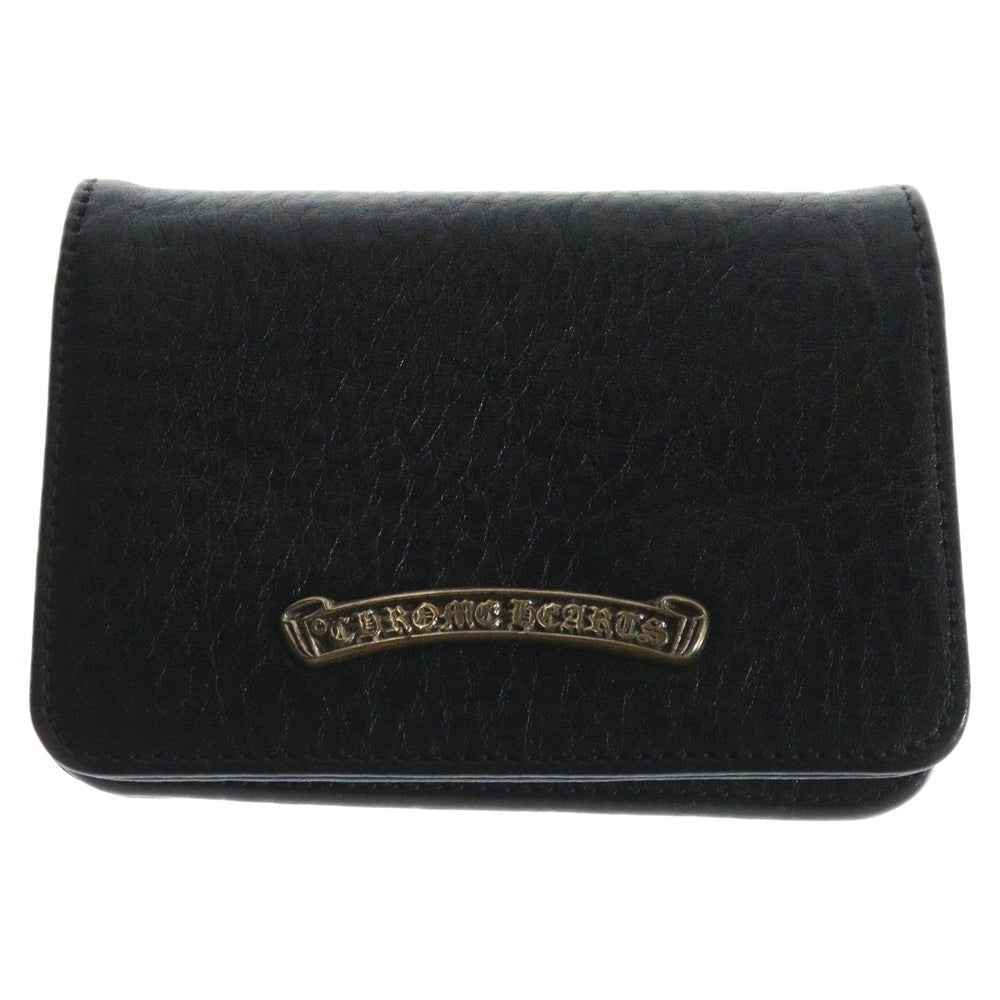 CHROME HEARTS(クロムハーツ) CRD CSE3PKTWDV1 アーチロゴプレート3ポケットレザーカードケース