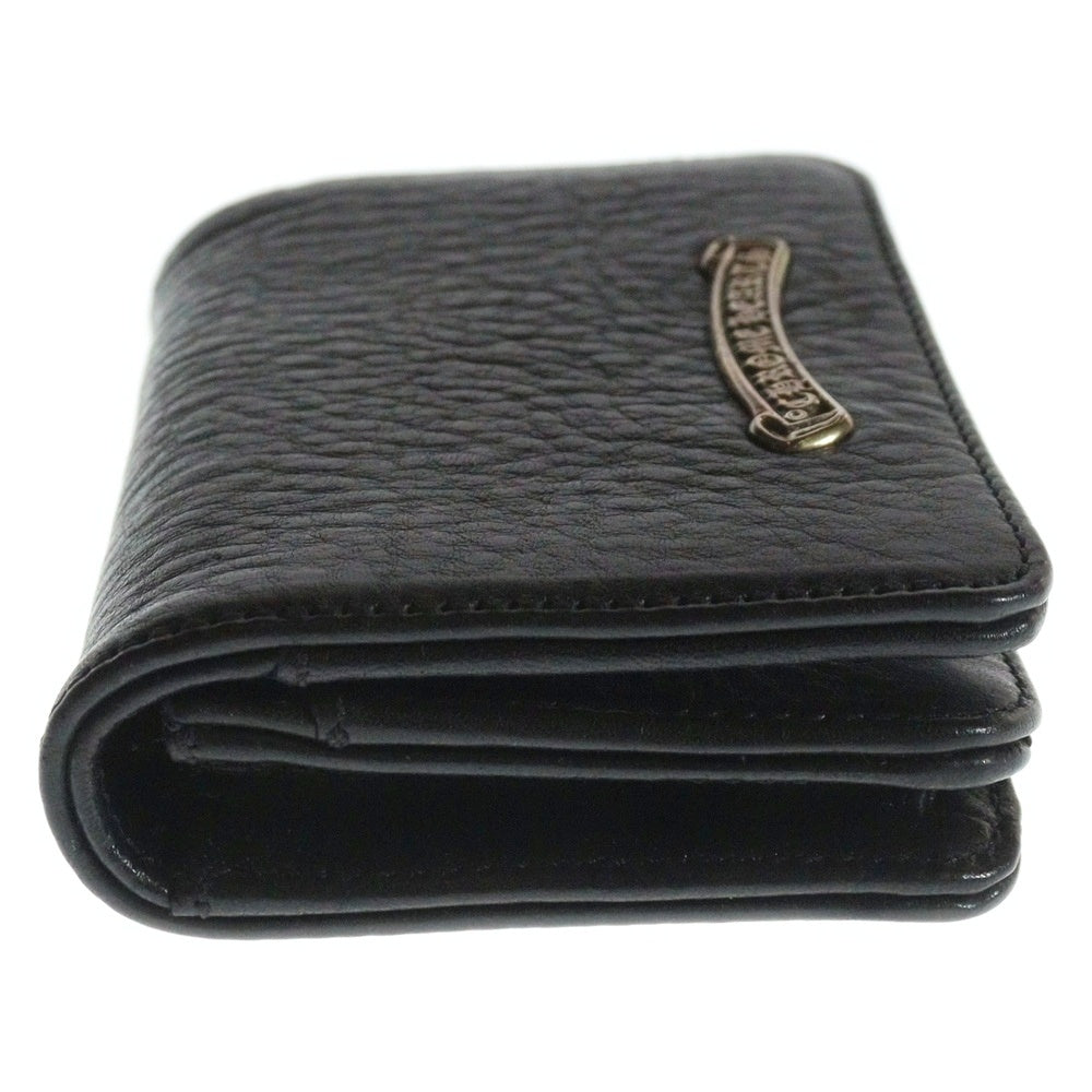 CHROME HEARTS(クロムハーツ) CRD CSE3PKTWDV1 アーチロゴプレート3ポケットレザーカードケース