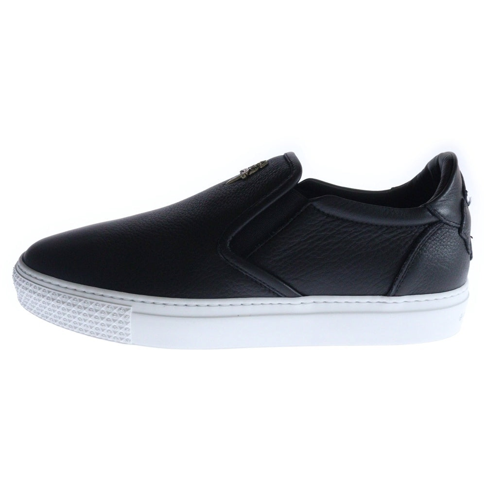 CHROME HEARTS(クロムハーツ) SLIP ON スリッポン ダガー装飾レザースニーカー ブラック