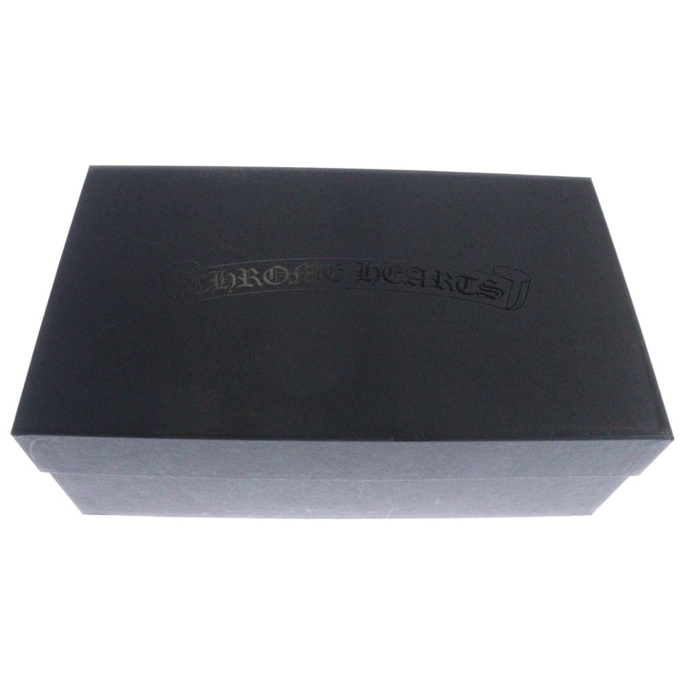 CHROME HEARTS(クロムハーツ) SLIP ON スリッポン ダガー装飾レザースニーカー ブラック