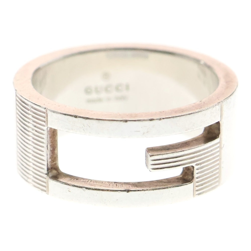 GUCCI(グッチ) ブランデット カットアウトG リング 指輪 シルバー