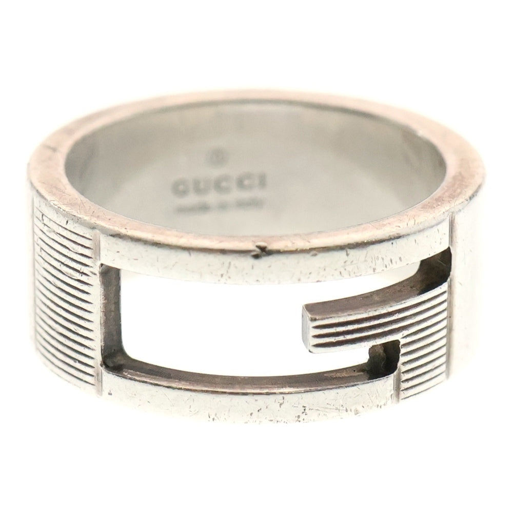 GUCCI(グッチ) ブランデット カットアウトG リング 指輪 シルバー